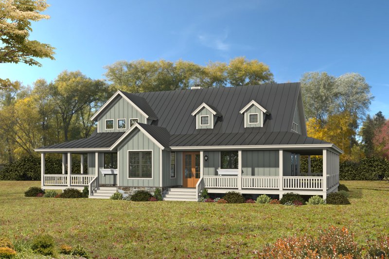 Architectural House Design - Traditional Exterior - Front Elevation Plan #932-528