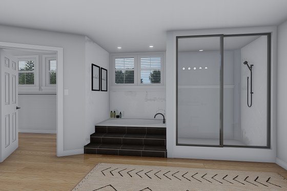 Interior - Master Bathroom 2 for Craftsman House Plan #1060-53 - 3 bed, 2.5 bath