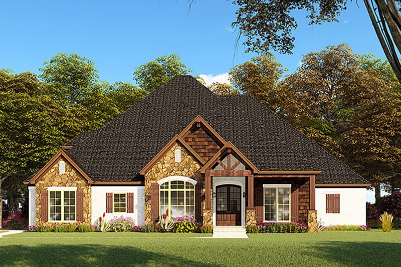 Home Plan - Craftsman Exterior - Front Elevation Plan #923-148