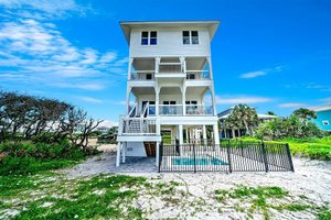 House Blueprint - Beach Exterior - Front Elevation Plan #901-155