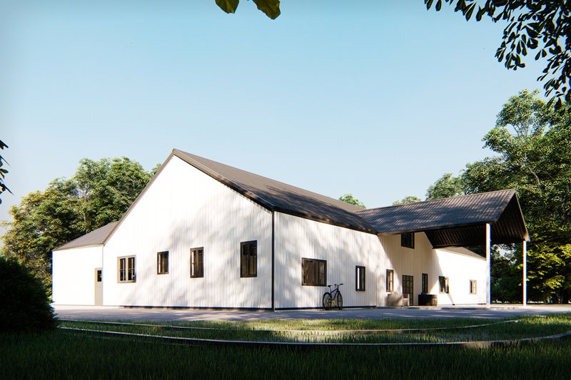 Home Plan - Exterior - Other Elevation 5 for Barndominium House Plan #1107-18 - 4 bed, 4.5 bath