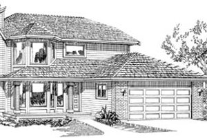 Traditional Exterior - Front Elevation Plan #47-527