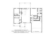 Farmhouse Style House Plan - 3 Beds 2 Baths 1473 Sq/Ft Plan #1074-123 Floor 