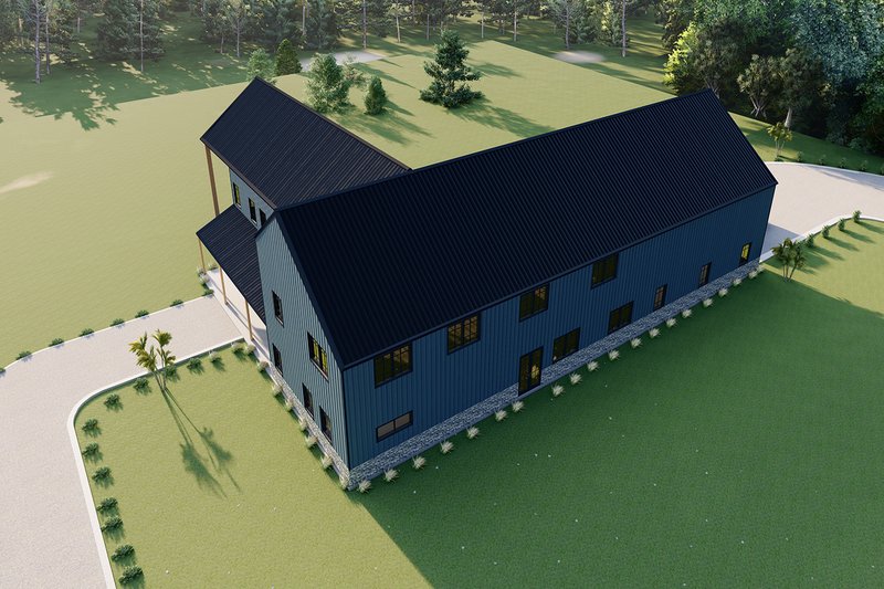Home Plan - Exterior - Other Elevation 8 for Barndominium House Plan #1107-32 - 4 bed, 3.5 bath