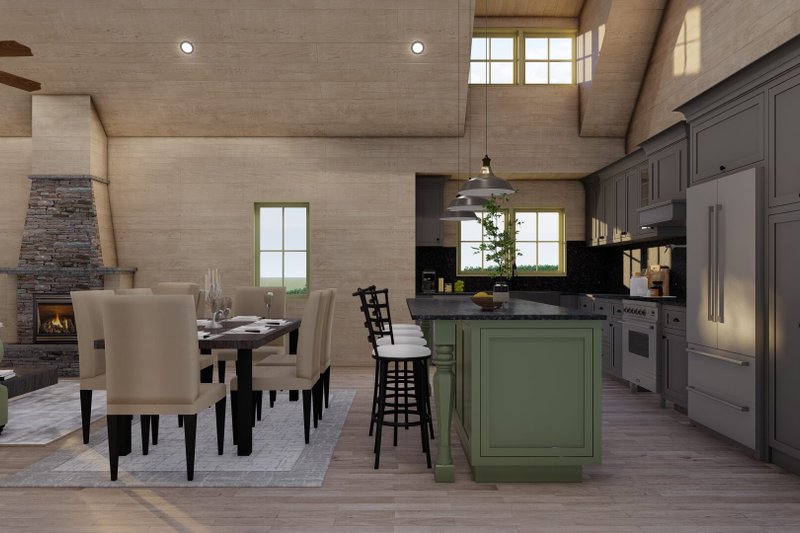 Ranch Style House Plan - 1 Beds 1.5 Baths 1191 Sq/Ft Plan #923-444 ...