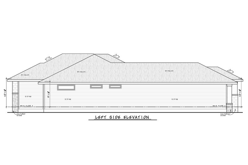 Dream House Plan - Exterior - Other Elevation 1 for Contemporary House Plan #20-2613 - 2 bed, 2 bath