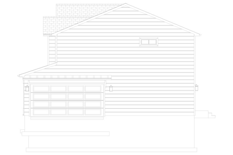 House Plan Design - Exterior - Other Elevation 1 for Farmhouse House Plan #1060-250 - 3 bed, 2.5 bath