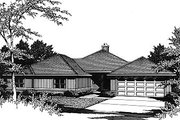 Traditional Style House Plan - 3 Beds 2 Baths 1657 Sq/Ft Plan #14-120 