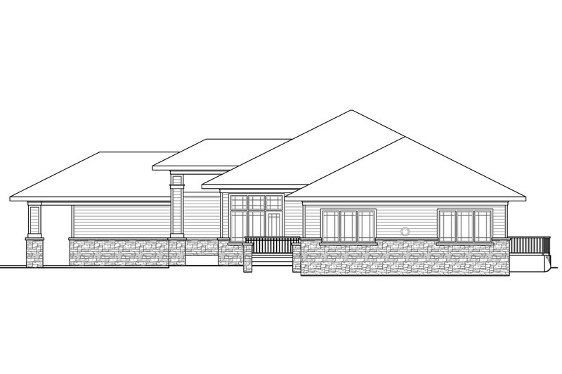Home Plan - Exterior - Other Elevation 1 House Plan #124-707 - 2 bed, 2 bath