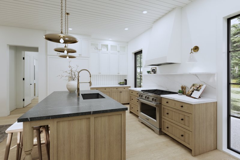 Home Plan - Interior - Kitchen 2 for European House Plan #1114-28 - 3 bed, 2.5 bath