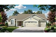 Traditional Style House Plan - 3 Beds 2 Baths 1296 Sq/Ft Plan #58-173 