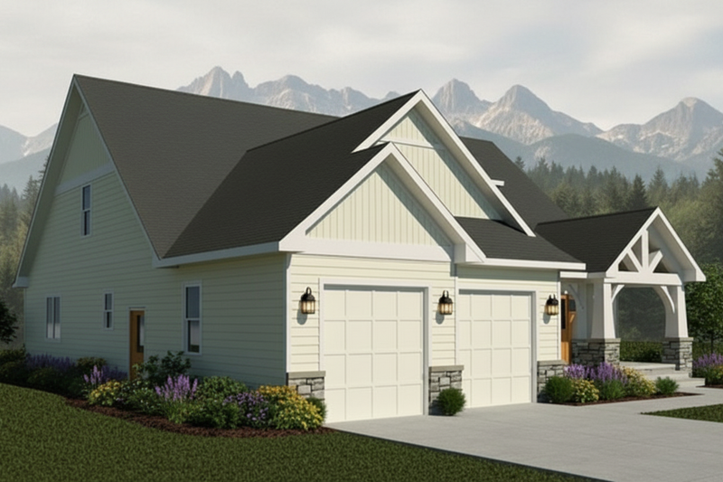 Dream House Plan - Exterior - Other Elevation for Farmhouse House Plan #1121-1 - 3 bed, 2.5 bath