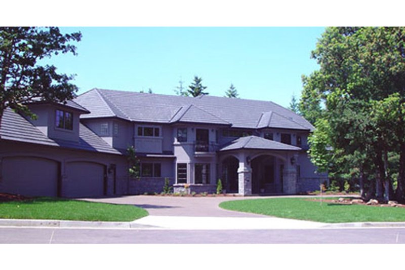 House Design - Exterior - Other Elevation for European House Plan #124-603 - 4 bed, 5.5 bath