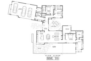 Contemporary Style House Plan - 3 Beds 3.5 Baths 2818 Sq/Ft Plan #892 ...