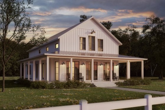 Barndominium Floor Plan with Curb Appeal