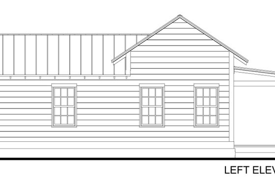 Exterior - Other Elevation for Cabin House Plan #1058-211 - 2 bed, 2 bath