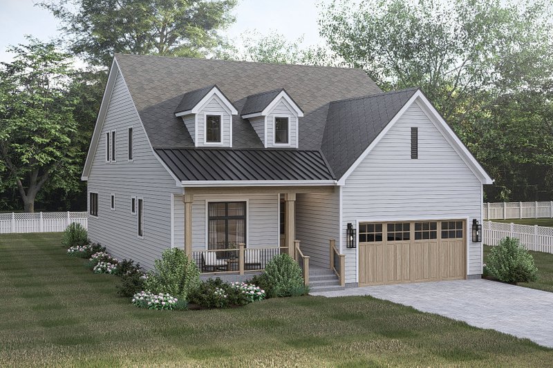 House Blueprint - Exterior - Other Elevation 3 for Farmhouse House Plan #455-772 - 3 bed, 2.5 bath