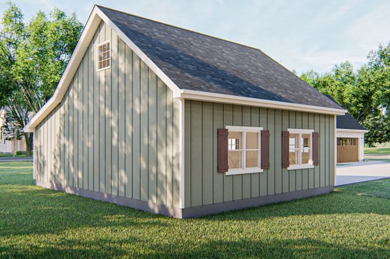 Exterior - Other Elevation for Farmhouse House Plan #455-235, 0 bath