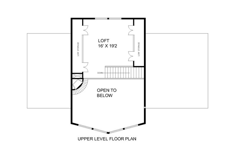 Dream House Plan - Floor Plan - Upper Floor for Craftsman House Plan #117-997 - 3 bed, 2 bath