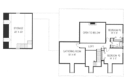 Mediterranean Style House Plan - 3 Beds 2.5 Baths 2993 Sq/Ft Plan #76-111 