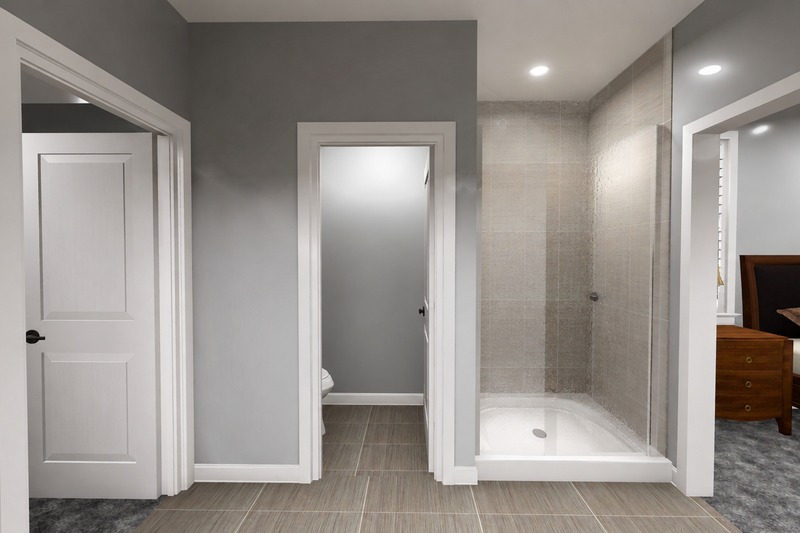 Architectural House Design - Interior - Master Bathroom 1 for Country House Plan #1060-498 - 3 bed, 2 bath