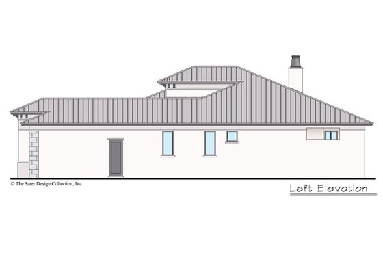 Exterior - Other Elevation 1 for Contemporary House Plan #930-502 - 3 bed, 2.5 bath