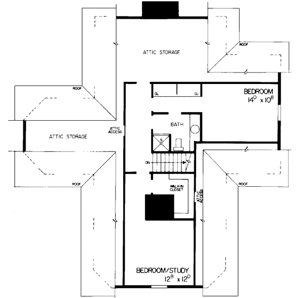 Architectural House Design - Farmhouse Floor Plan - Other Floor Plan #72-186