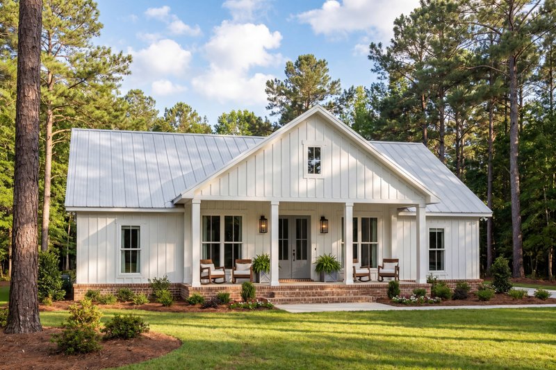 House Plan Design - Exterior - Front Elevation 5 for Farmhouse House Plan #430-432 - 4 bed, 3 bath
