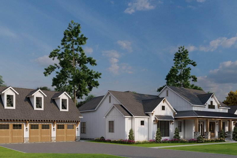 Home Plan - Exterior - Front Elevation 4 for Farmhouse House Plan #923-435 - 3 bed, 4.5 bath