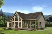 Country Style House Plan - 2 Beds 2 Baths 1273 Sq/Ft Plan #932-35 