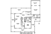 Traditional Style House Plan - 4 Beds 3.5 Baths 3500 Sq/Ft Plan #81-1491 