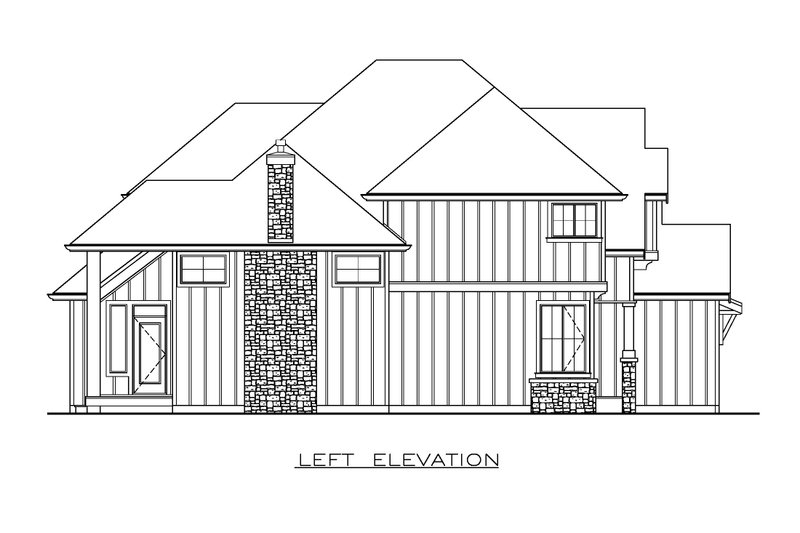 Dream House Plan - Exterior - Other Elevation for Farmhouse House Plan #1100-162 - 3 bed, 2.5 bath