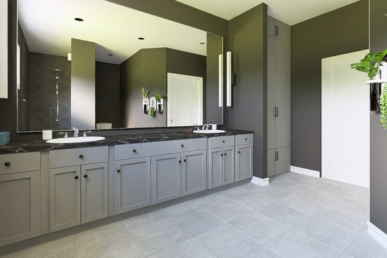 Interior - Master Bathroom 1 for Barndominium House Plan #1064-261 - 3 bed, 2 bath
