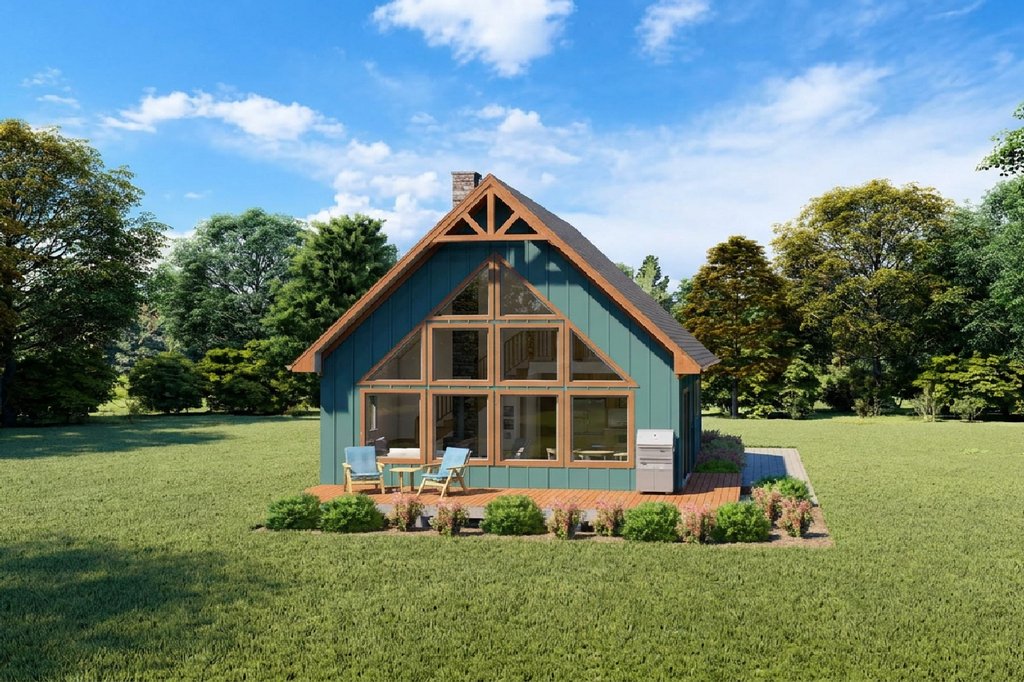 Exterior - Other Elevation 1 for Country House Plan #126-131 - 3 bed, 1 bath
