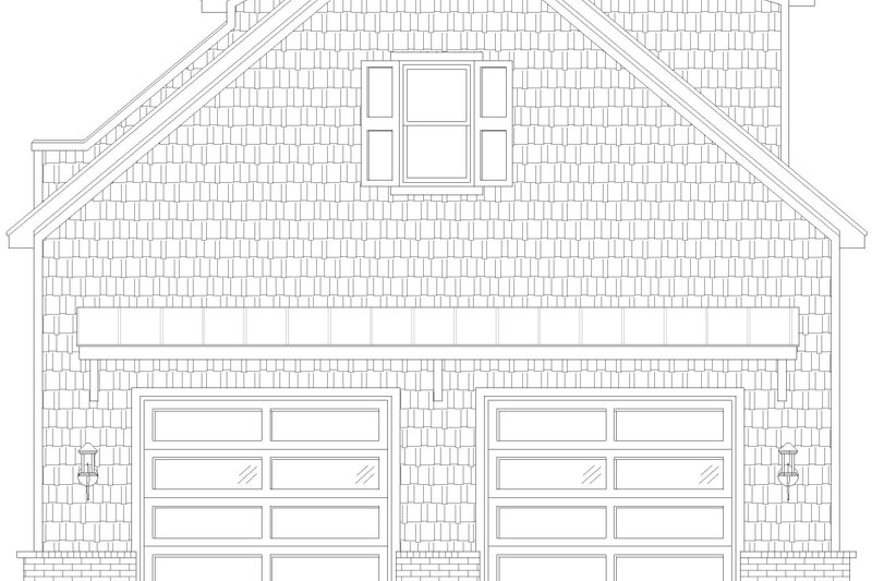 Architectural House Design - Exterior - Front Elevation 3 for Craftsman House Plan #932-1048 - 1 bed, 1 bath