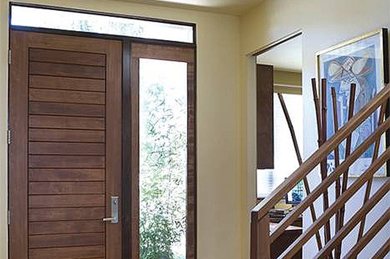 Home Plan - Entry - 1900 square foot Modern Home