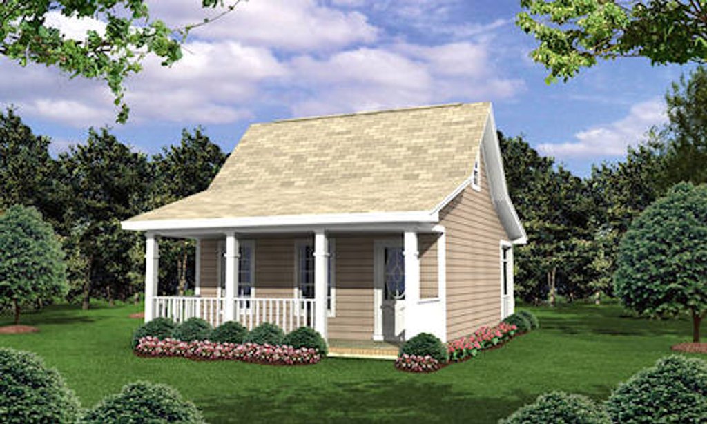 Cottage Style House Plan 1 Beds 1 Baths 400 Sq/Ft Plan 21205