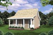 Cottage Style House Plan - 1 Beds 1 Baths 400 Sq/Ft Plan #21-205 