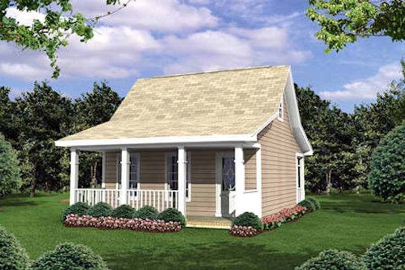 Architectural House Design - Cottage Exterior - Front Elevation Plan #21-205