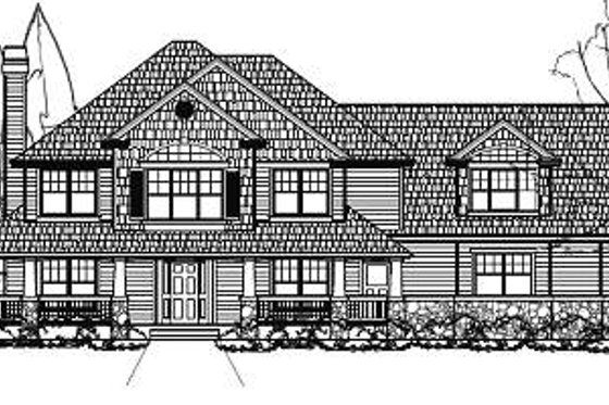Exterior - Front Elevation for Traditional House Plan #78-146 - 4 bed, 2.5 bath