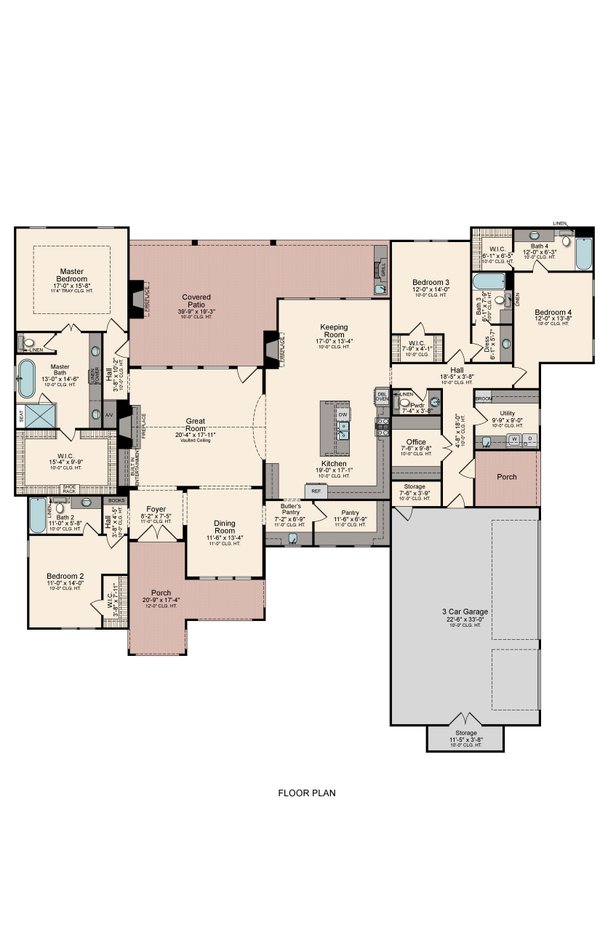 Farmhouse Floor Plan - Main Floor Plan #1081-9