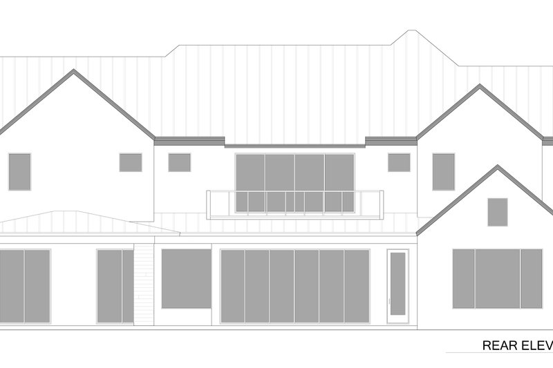 Dream House Plan - Exterior - Rear Elevation for Contemporary House Plan #1058-229 - 6 bed, 6.5 bath
