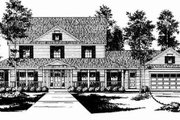 Traditional Style House Plan - 4 Beds 3.5 Baths 2987 Sq/Ft Plan #40-151 