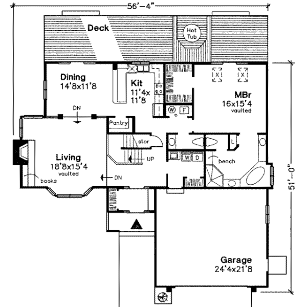 Floor Plan - Main Floor Plan #320-111