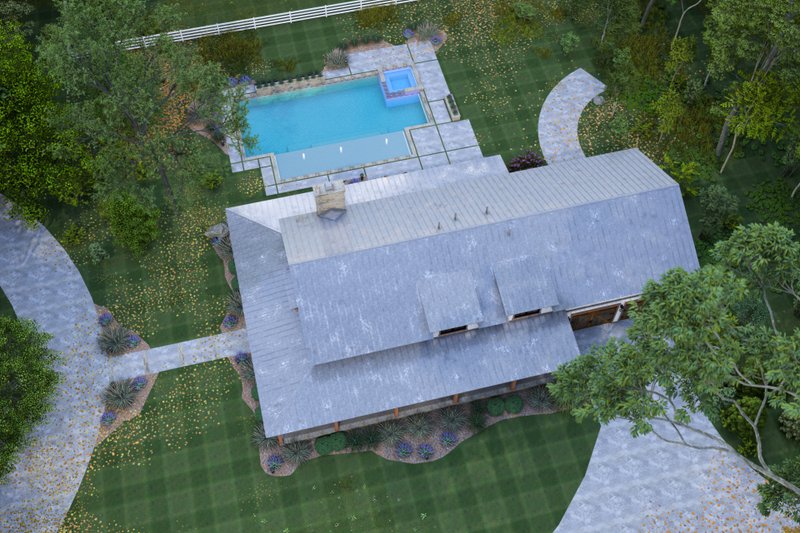 House Blueprint - Exterior - Other Elevation 9 for Barndominium House Plan #120-282 - 3 bed, 3 bath