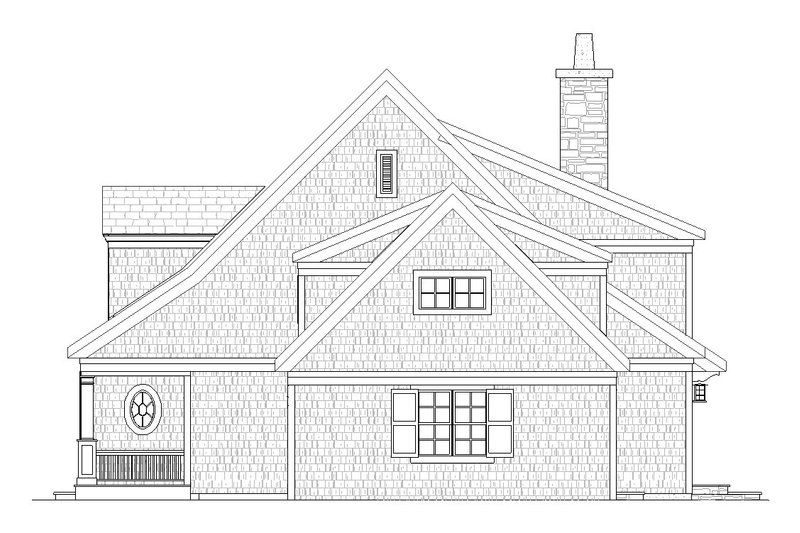 House Plan Design - Exterior - Other Elevation 1 for Traditional House Plan #901-2 - 3 bed, 2.5 bath