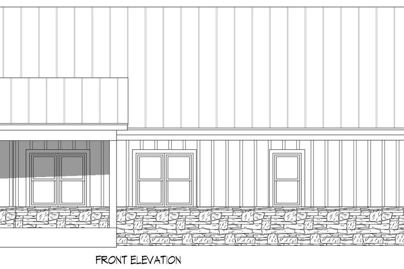 Home Plan - Exterior - Front Elevation 3 for Contemporary House Plan #932-1215 - 3 bed, 2.5 bath