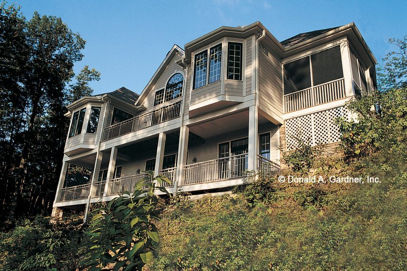Home Plan - Exterior - Rear Elevation for Country House Plan #929-494 - 3 bed, 3.5 bath
