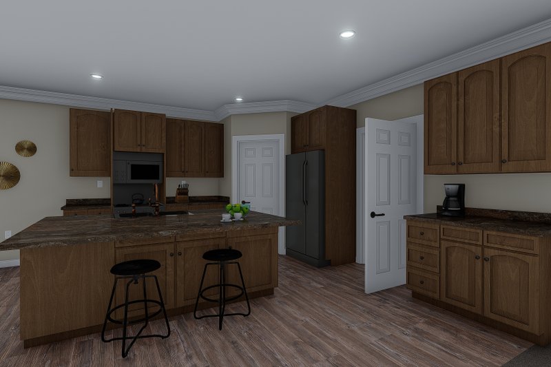Dream House Plan - Interior - Kitchen for Traditional House Plan #1060-60 - 3 bed, 2 bath