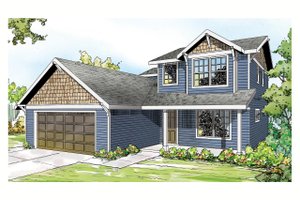 Country Exterior - Front Elevation Plan #124-906